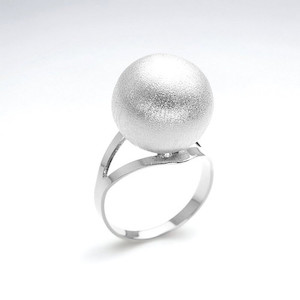 LADY BUBBLE BALL RING 925.co.nz