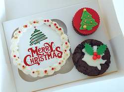 Cake: Christmas Bento Cake Box
