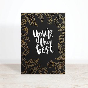 You’re the Best by Knucklebones Design – A Little Bit Floral