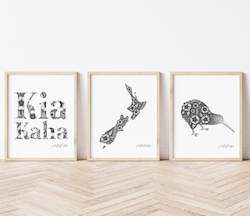 New Zealand Collection: NZ Series Illustrations â Full Set
