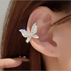 Flower: Butterfly Ear Cuff - Without Piercing