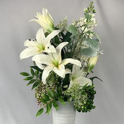 Flower: Lilies in White | Artificial Flowers
