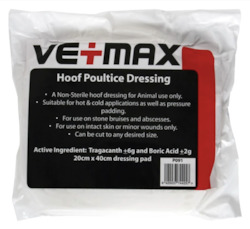 Hoof Care: Vetmax Hoof Poultice Dressing
