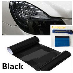 Motor vehicle part dealing - new: 1 Meter Dark Smoke Black Tint Film Headlights,Tail lights Car Vinyl Wrap