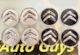 4Pcs Wheel Center Hub caps badge 60mm for Citroen Black or Silver