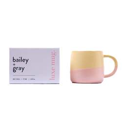 Bailey + Gray Natural + Pink Luxe Mug 400ml