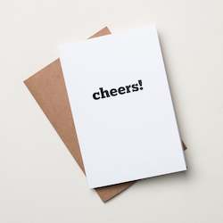 Liqueur: 'Cheers' Card - By the Aroha Project