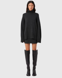 camilla and marc romeo funnel neck charcoal
