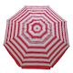 Daytripper 210cm Beach Umbrella - White & Red