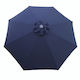 Market 275cm Shade Umbrella - Navy