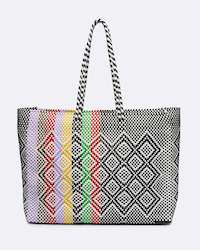 Handwoven Mexican Tote - Navo