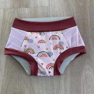 Pink rainbows, training undies - Collections – bee Moore