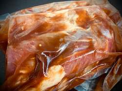 Meat processing: Pork Spare Ribs - Marinated 1.2kg