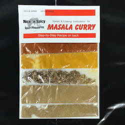 Meat processing: Nice & Spicy - Masala Curry Spice (with recipe on back)