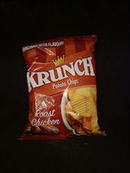 Meat processing: Krunch Chips - Roast Chicken 125g Bag