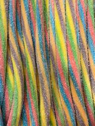 Frontpage: Sour Rainbow Candy Belt GF - 65cm Long