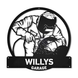 Welding Garage Personalised Monogram