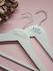 Personalised Coat Hanger - White