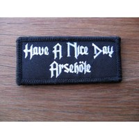 Clothing accessories: Have A Nice Day Embroidered Patch
