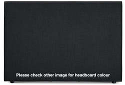 Single Size Headboard - NZ Made Graphite Colour