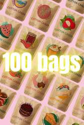 Confectionery wholesaling: 100 bags bulk