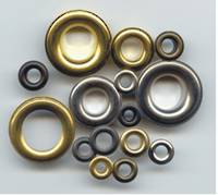 Canvas goods: Self piercing eyelets F100-sp4 brass 500 pack