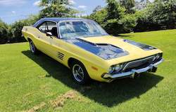 Car dealer - new and/or used: 1974 Dodge Challenger 340