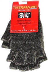 Thermadry fingerless possum gloves