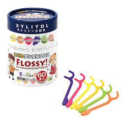 Flossy Fruits kids Dental Floss 60pcs