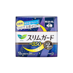 Frontpage: Kao LAURIER overnight sanitary pads S 35cm 13 pieces