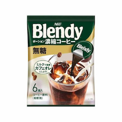 AGF Blendy concentrate coffee sugar free 6pcs