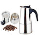 Stainless steel 304 Moka Pot Coffee Maker Stovetop Espresso Maker