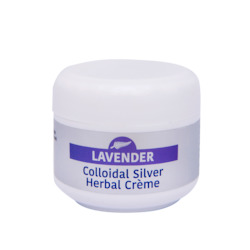 50g Lavender Colloidal Silver Herbal Crème