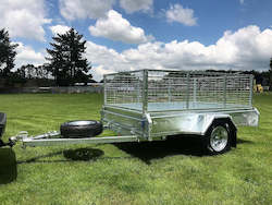 Frontpage: 8x5 Single Axle Tilt 600mm Caged Trailer - GIVE US A CALL