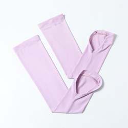 Women's UV Protective UPF 50+ Cooling Arm Sleeves with Hand Cover A Pair M