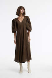 Womenswear: April Dress- Chocolate Gingham
