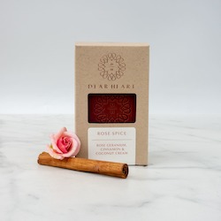 Cosmetic manufacturing: Rose Spice Handmade Soap