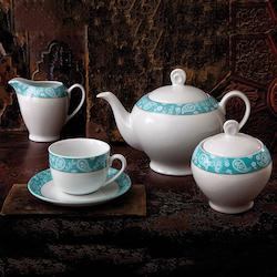 Tea set - Sarvin Turquoise (17pcs)