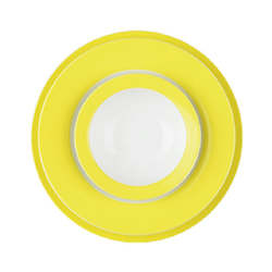 Wholesaling, all products (excluding storage and handling of goods): Dinner Plate - Lemon (1pcs)
