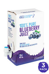 Fruit juices, single strength or concentrated: 2L Pure Blueberry - 3 Pack