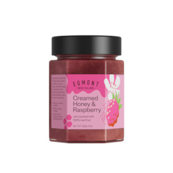 Honey manufacturing - blended: Creamed Honey & Raspberry