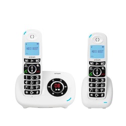 Hearing aid dispensing: CARE820 DECT Cordless Amplified Phone Pack with Answering Machine + Additional Handset
