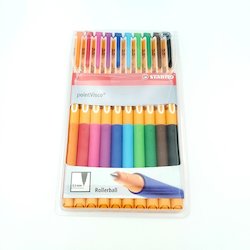 Merchandising: Stabilo Point Visco Pens - pack of 10 assorted - Ambidextrous