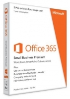 Computer peripherals: Microsoft Office 365 Small Business Premium 1 Year Subscription - 1 User Up To 5 Devices