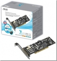 Asus Xonar D1 PCI soundcard, 7.1 Channel DTS Digital Surround