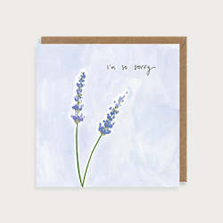 Stationery wholesaling: LMDPOS16 Lavender sorry (6 pack)