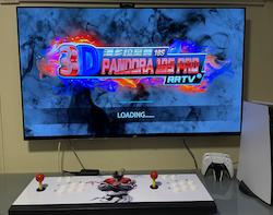 Electronic goods: 2023 Pandora box 18S 3D 8000 Home Arcade Console Machine Joystick
