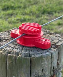 Agricultural machinery or equipment wholesaling: Insulator Red up to 6mm wire or polybraid