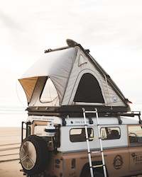 Camping equipment: Hawk's Nest Aluminium Rooftop Tent - Wide (Available Now)