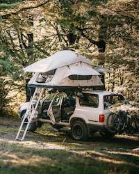 Camping equipment: Crow's Nest Regular Rooftop Tent - Grey (Available Now)